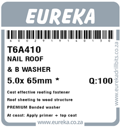 T6A410 - Roof Nail & Bonded Washer -T6A410_Label_T